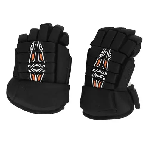 Produktbild: Fockety Straßenhockey-Handschuhe, Leichte Atmungsaktive Eishockey-Handschuhe, Outdoor-Roller- und Straßenhockey-Handschuhe, Eishockey-Ausrüstung für Eishockeyspieler (14 Zoll)