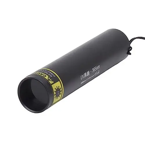 Produktbild: Fockety -Taschenlampe, 3 W, 365 Nm, Tragbarer Mini-LED-Ultraviolett-Schwarzlicht-Haustier-Urin-Detektor, Wiederaufladbare USB-Schwarzlicht-Taschenlampen für
