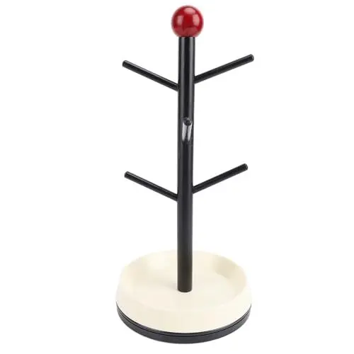 Produktbild: Fockety Tassenhalter, Kaffeetassenhalter mit Abtropfschale, Kaffeetassenständer, Tassen-Wäscheständer, Kaffeetassenbaum für Theke, Kaffeebar-Zubehör und Küchen-Home-Organizer (Typ 1)