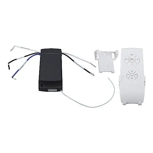 Produktbild: Fockety Universal Deckenventilator Fernbedienungs Kit, 3 in 1 Geschwindigkeit, Licht und Timing Wireless Fernbedienung und Empfänger für Deckenventilator Lampe, Light Fan Controller