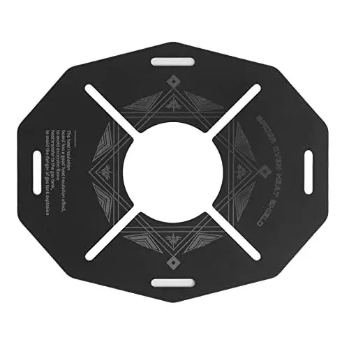 Produktbild: Fockety Wärmedämmplatte für Outdoor-Kocher, Edelstahl-Isolierplatte für Campingöfen, Isolierung, 0,1 cm Dick, für Grill (Array-Festplatte)