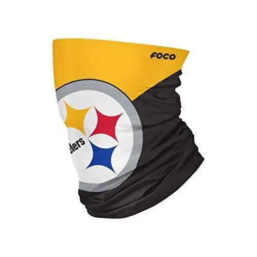 Produktbild: FOCO NFL Halstuch Gaiter Big Logo Schal Pittsburgh Steelers