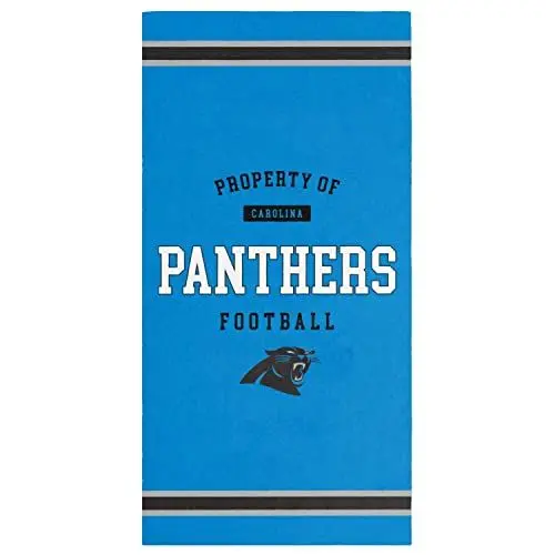 Produktbild: FOCO NFL Strandtuch Property of Carolina Panthers Football