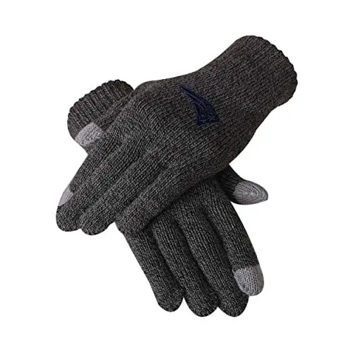 Produktbild: FOCO New England Patriots NFL Handschuh Charcoal Gray Glove - One-Size
