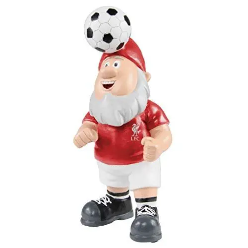 Produktbild: FOCO Offizielles Lizenzprodukt Liverpool FC Fußball-Gartenzwerg beim Kopfball