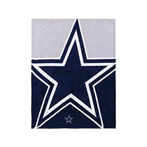 Produktbild: FOCO Dallas Cowboys NFL Supreme Slumber Plush Throw Decke - Stück