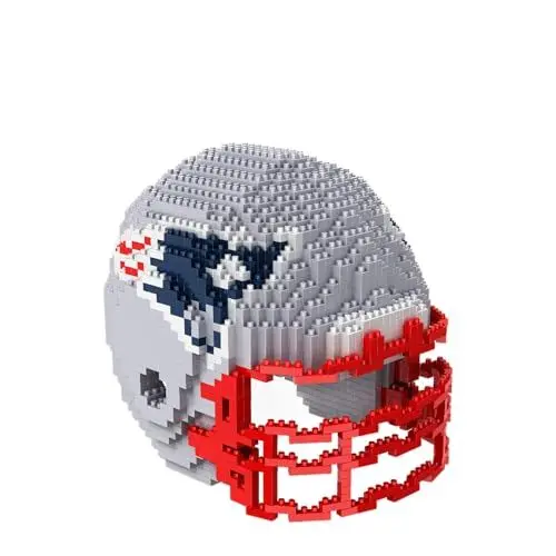 Produktbild: FOCO Offizielles Lizenzprodukt NFL New England Patriots BRXLZ-Steine 3D-Helm BAU-Set