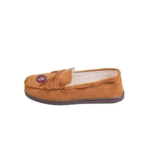 Produktbild: FOCO San Francisco 49Ers Moccasin Slipper große NFL Fußball American Football Geschenk