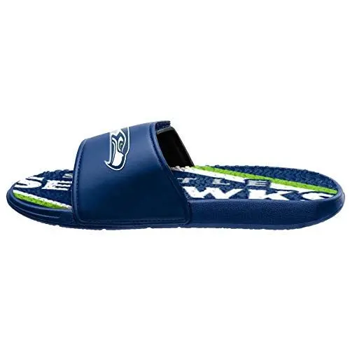 Produktbild: FOCO Seattle Seahawks Badelatschen NFL GEL Sport Slides - 45/46