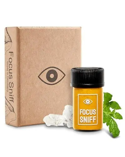 Produktbild: Focus Sniff – Der Energy Sniff MADE IN GERMANY - Energy Schnupfpulver - die effektive Alternative zum Energy Drink - schneller fokussiert & wach – Über 20 Sniffs