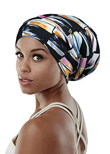 Produktbild: Elegante Mützen für krauses Haar, für Schwarze Damen, Beaniemütze, Turban, lockere Mütze