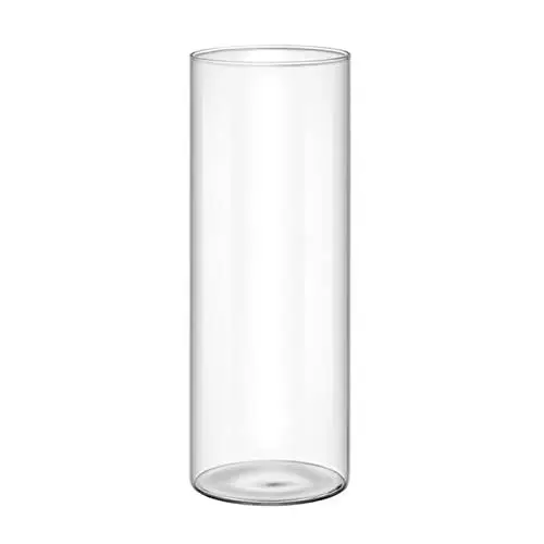 Produktbild: Fofetbfo Glaszylindervase, Klare Zylindervasen, Zylindervasen für Tafelaufsätze, 6,8,12 Zoll Hohe Klare Vasen für Hochzeit, Rustikale Heimdekoration, Party(10 * 30cm)