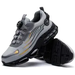 Produktbild: FOGOIN Sicherheitsschuhe Herren S3 Explorer 3.0 Sportliche Arbeitsschuhe Leicht Trends Drehknopf Anti-Smash und Anti-Punktur Arbeit Versicherung Schuhe Unisex