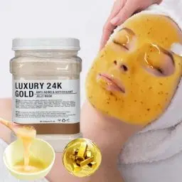 Produktbild: FOKIABIN Jelly Mask Powder for Gesichtskuren Feuchtigkeitsspendend Pflegend peel off maske gesicht Gelee Gesichtsmaske Hautpflege (24k Gold)
