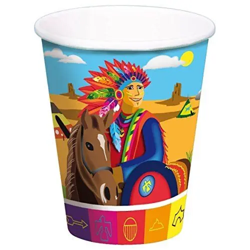 Produktbild: Folat 26101 Indianerparty Einwegbecher, erhältlich