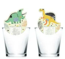 Produktbild: Folat 68310 Glasmarker Dino Roars - 6 Stück