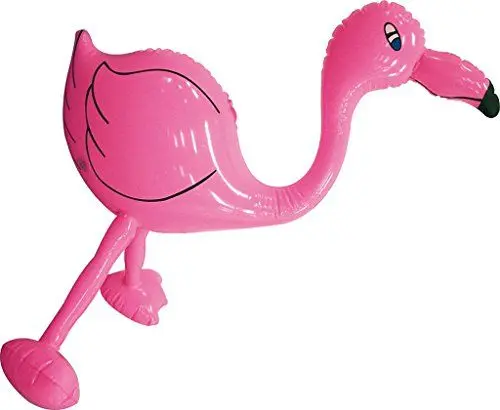 Produktbild: Folat 7496 aufblasbar-61 cm Rosa Pink Flamingo, 61 cm, Aufblasbares Partyzubehör, Keine, Einheitsgröße