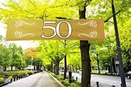 Produktbild: Folat Banner 50 Goldhochzeit, Polyester, ca. 40x180cm