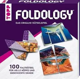 Produktbild: Foldology – Das Origami-Rätselspiel: 100 einzigartige Falträtsel für helle Köpfe und geschickte Hände Jung und Alt!