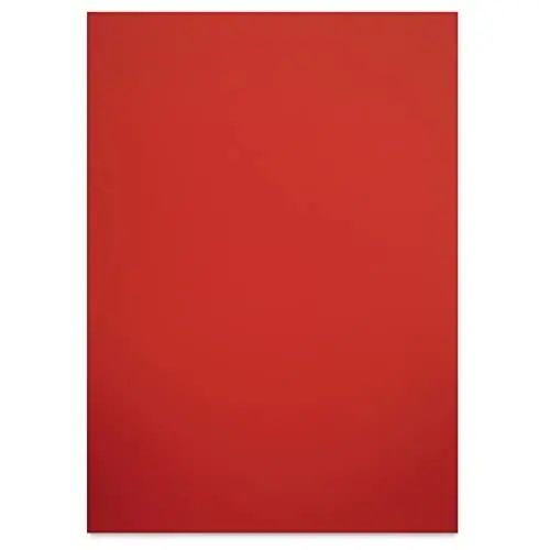 Produktbild: folia 6120 - Fotokarton Hochrot, 50 x 70 cm, 300 g/qm, 10 Bogen - zum Basteln und kreativen Gestalten von Karten, Fensterbildern und für Scrapbooking
