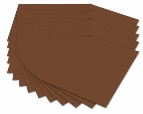 Produktbild: folia 614/50 85 - Fotokarton DIN A4, 300 g/qm, 50 Blatt, schokobraun - zum Basteln und kreativen Gestalten von Karten, Fensterbildern und für Scrapbooking