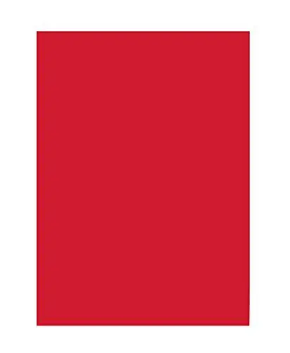 Produktbild: folia 6320 - Tonpapier hochrot, DIN A3, 130 g/qm, 50 Blatt - zum Basteln und kreativen Gestalten von Karten, Fensterbildern und für Scrapbooking