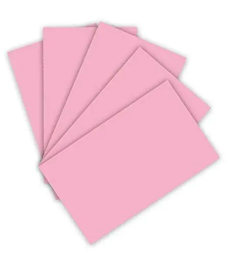 Produktbild: folia 6326 - Tonpapier 130 g/m², Tonzeichenpapier in rosa, DIN A3, 50 Bogen, als Grundlage für zahlreiche Bastelarbeiten
