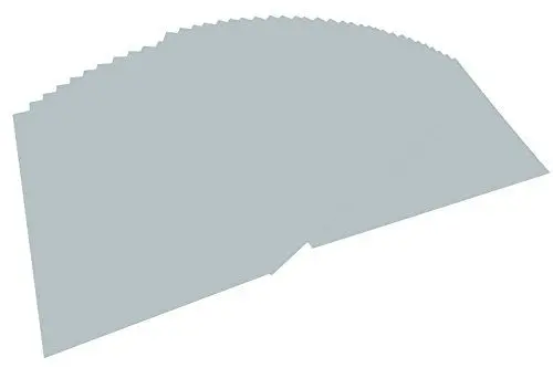 Produktbild: folia 6460 - Tonpapier silber matt, DIN A4, 130 g/qm, 100 Blatt - zum Basteln und kreativen Gestalten von Karten, Fensterbildern und für Scrapbooking