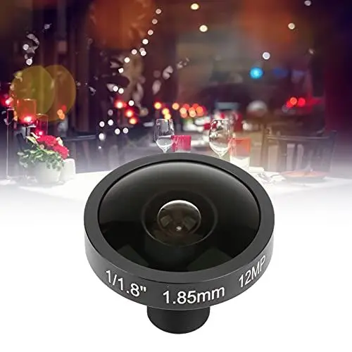 Produktbild: FOLOSAFENAR Weitwinkelobjektiv, 12 MP Auflösung Weitbereichsprojektion Fisheye-Objektiv M12-Schnittstelle für die meisten kompatiblen Modelle