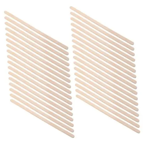 Produktbild: FOMIYES 100stücke Holz-wachs-sticks Für Haarentfernung Multifunktionale Applikatoren Für Augenbrauenformen Und Mehr Hochwertige Holzspatel Für Gesichts Und Körperpflege