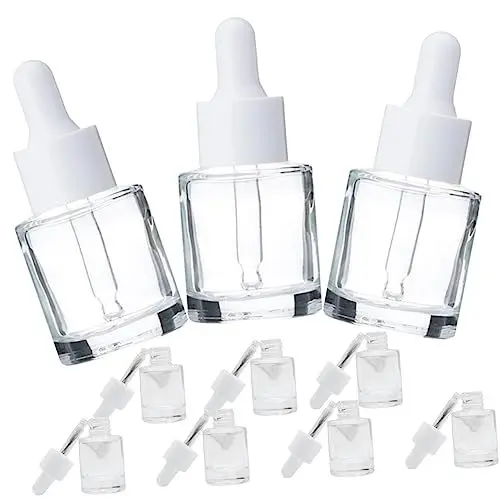 Produktbild: FOMIYES 10st Lotionsflasche Aus Glas Tropfer Glas Nachfüllbares Glas Mit Glas-augentropfer Flasche Mit Ätherischen Ölen Glas Tropfer Lotionsglas Mini-parfum Parfüm Flaschen Reisen