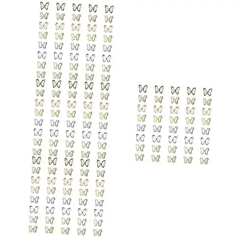 Produktbild: FOMIYES 4 Sets 3d-nagel-charms Schmetterlings-nagel-edelsteine Modische Nagelkunst-dekorationen Sicher Und Attraktiv Für Die Maniküre 40 Stück * 4