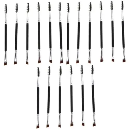 Produktbild: FOMIYES 18 Stk Augenbrauenbürste Mascara-bürste Werkzeug Augenbrauen-gel Doppelkopf Fräulein