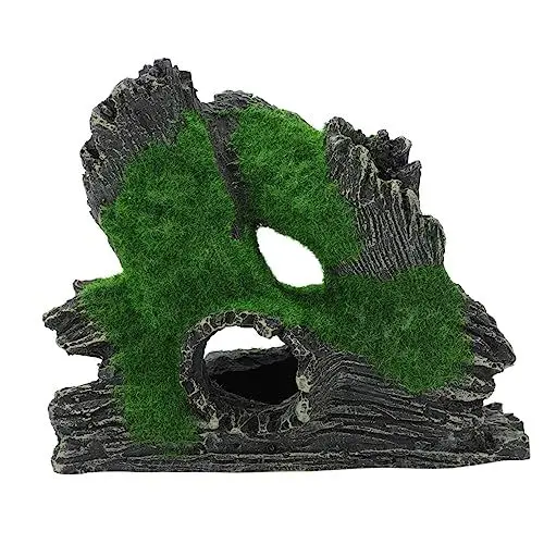 Produktbild: FOMIYES Fisch Tank Decor Harz Baumstumpf Künstliche Protokolle Für Aquarium Beflockung Design Und Licht-beständig Für Frische Und 1pc