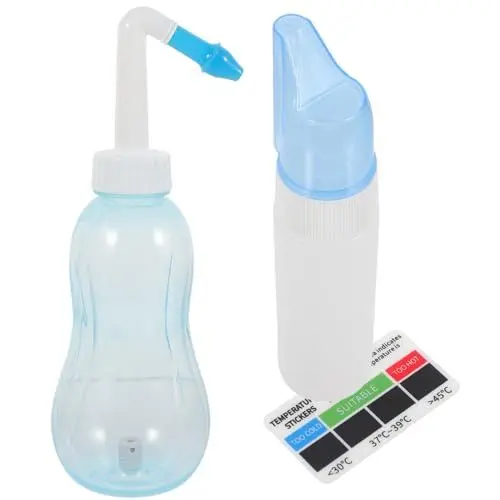 Produktbild: FOMIYES 1 Satz Nasenspülung nasenspray Nasenspülflasche Nasenpflege Nasenreinigungsbürste Werkzeug zum Waschen der Nase Nasenspülsystem Nasenreiniger aus Kunststoff pp