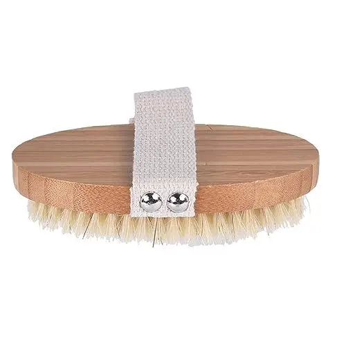 Produktbild: FOMIYES 1 Stück Badebürste Badewäscher Reinigungswäscher Bad Luffa Körperwaschbürste Haarglättungsbürste Massage Badebürste Holzgriff Borstenbürste Badezubehör Körperpflegeprodukte