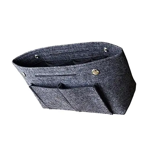 Produktbild: FOMIYES Kosmetiktasche Filz Tragbar Make-up-tasche Große Kapazität Reise-aufbewahrungstasche Kulturbeutel Waschbeutel Organizer Sauber Und Ordentlich