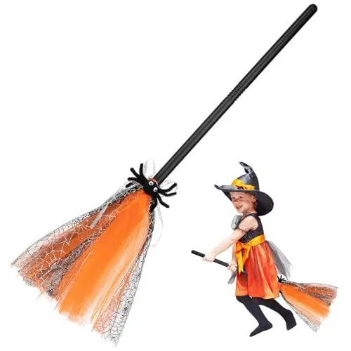 Produktbild: Homoyoyo Hexenbesen 1 Halloween Spielzeug Halloween Party Halloween Kleidung Orange