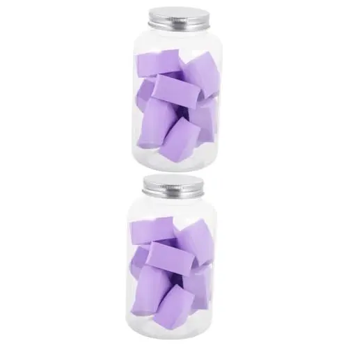 Produktbild: FOMIYES 24 Stk Make-up-Puff Puderquaste makeup schwämmchen beauty sponge Make-up-Schönheitsschwamm Kosmetik Schwämme Make-up-Schwamm Puste machen Gesicht Beauty-Ei Make-up-Puder Stiftung