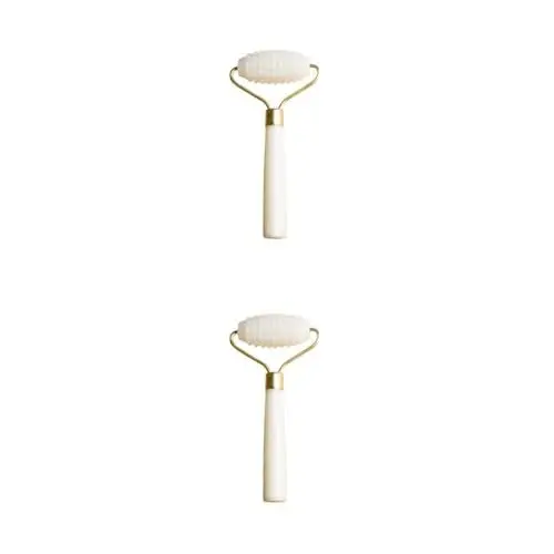 Produktbild: FOMIYES 2 Stk Gesichtsmassagegerät heizlùfter massagering entschlacken wundrrschön hautpflege Jade-Walze gesichtsmassagerolle Gesichts- Rosenwalze Gesichtsmassage-Tool Roller-Massagegerät