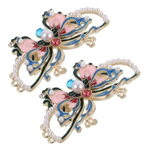 Produktbild: FOMIYES 2 Stück Funkelnde Rhinestones Anstecknadel Stilvolle Dekoration für Hochzeiten Partys Kleidungsstücke und Mäntel