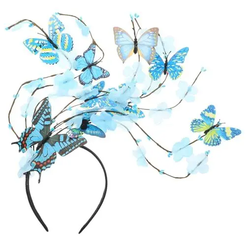 Produktbild: FOMIYES 2 Stück Feminine Schmetterlings-kopfbedeckungen Für Frauen Dekoratives Stirnband Für Partys Leichtes Haar-accessoire