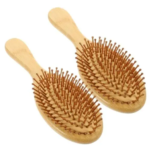 Produktbild: FOMIYES -statische Holzborsten Kopfhautkammbürsten-set Haar-kopfhautpflege Für Männer Für Nasses Oder Trockenes Haar