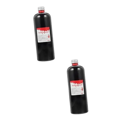 Produktbild: FOMIYES 2st Simulations Plasma Künstliches Blut Halloween Flüssiges Blut Gefälschte Blutsprays Gefälschtes Blutspray Realistische Blutsprays Theaterbedarf Sprühen Cosplay Lebensmittelfarbe