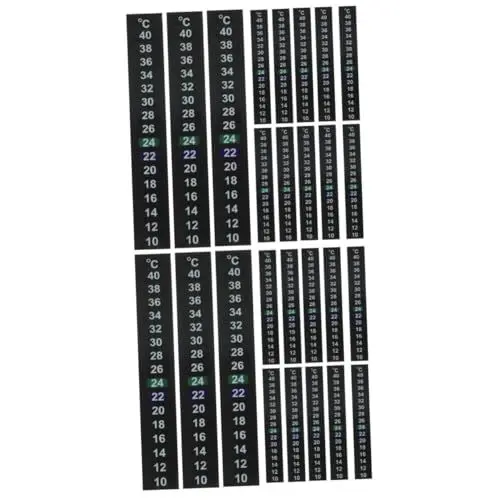 Produktbild: FOMIYES 30 Stk Aquariumstreifen Klebestreifen Thermometerstreifen aufkleben Fieber Thermometerstab Aufkleber digitales Thermometer spezielles Thermometerband Innenthermometer Anzahl Suite
