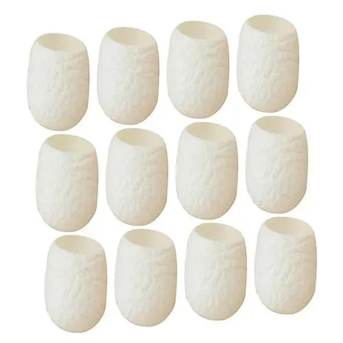 Produktbild: FOMIYES 30 Stück -Reinigungsschwamm Reinigungsschwämme Für Den Hausgebrauch Weiße Pflegepeelings Peeling Seidenraupenbällchen Gesichtsreinigungspad Gesichtspflegeprodukt
