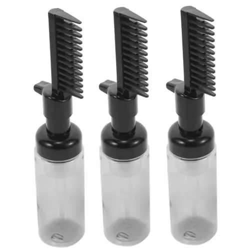 Produktbild: FOMIYES 60 Ml Schwarze Schaumpumpflasche für Gesichtsreiniger Haarfärbemittel Auslaufsichere Haaröl-spenderflasche in Reisegröße Haarfärbemittel-wurzelkamm-