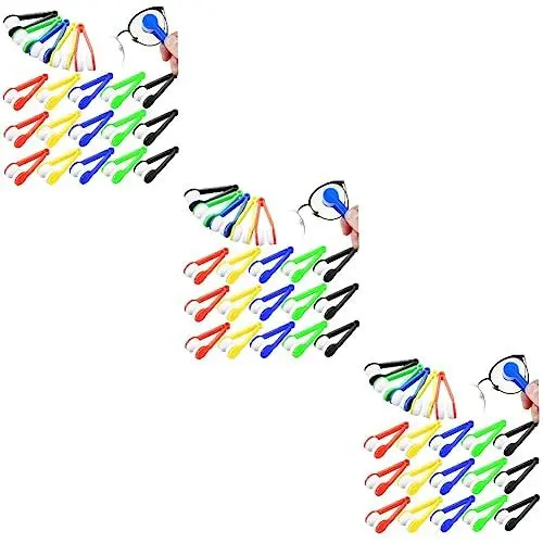 Produktbild: FOMIYES 3 Sätze Brillen Reinigungsbürste Linsenreinigungswerkzeuge Linsenreinigungsbürste Linsenreinigungstücher Brillenreinigungsbürste Gläser Hygienetücher Kunststoffkörper 30 Stück * 3