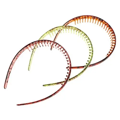 Produktbild: FOMIYES 3-teiliges Elegantes Haarband Mit Zähnen Aus Kunststoff Für Stilvolle Frauen