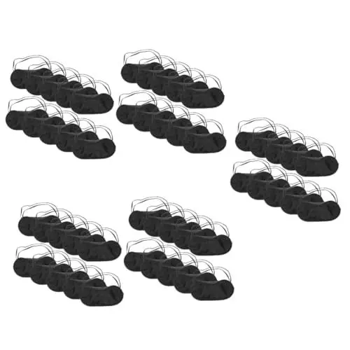Produktbild: FOMIYES 50 Stück Brille einwegmasken disposable face mask züge Gepolsterte Augenmaske für Männer Lidschatten Scheuklappen Schlafmaske Seide Augenpads Gesicht Liner Gewebe reisen